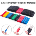 Feibo PE material colorful electric wires insulated diameter 4mm thin wall heat shrink tubing